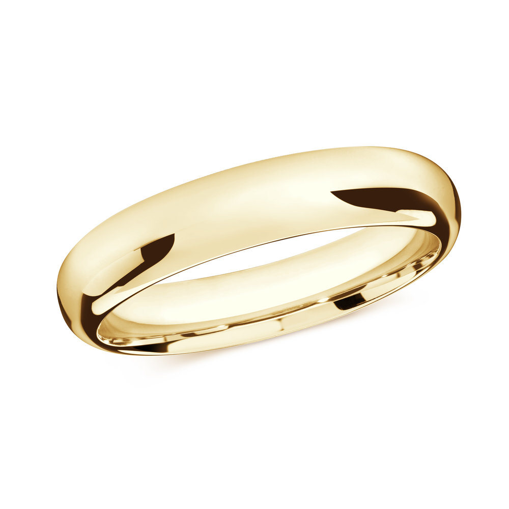 Yellow Gold Men's Ring Size 5mm (J-207-05YG)